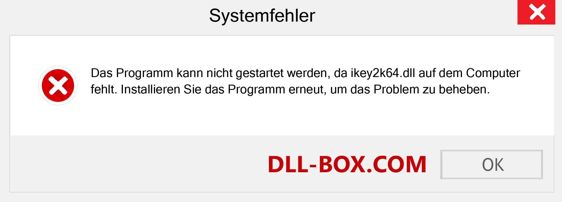 ikey2k64.dll-Datei fehlt?. Download für Windows 7, 8, 10 - Fix ikey2k64 dll Missing Error unter Windows, Fotos, Bildern