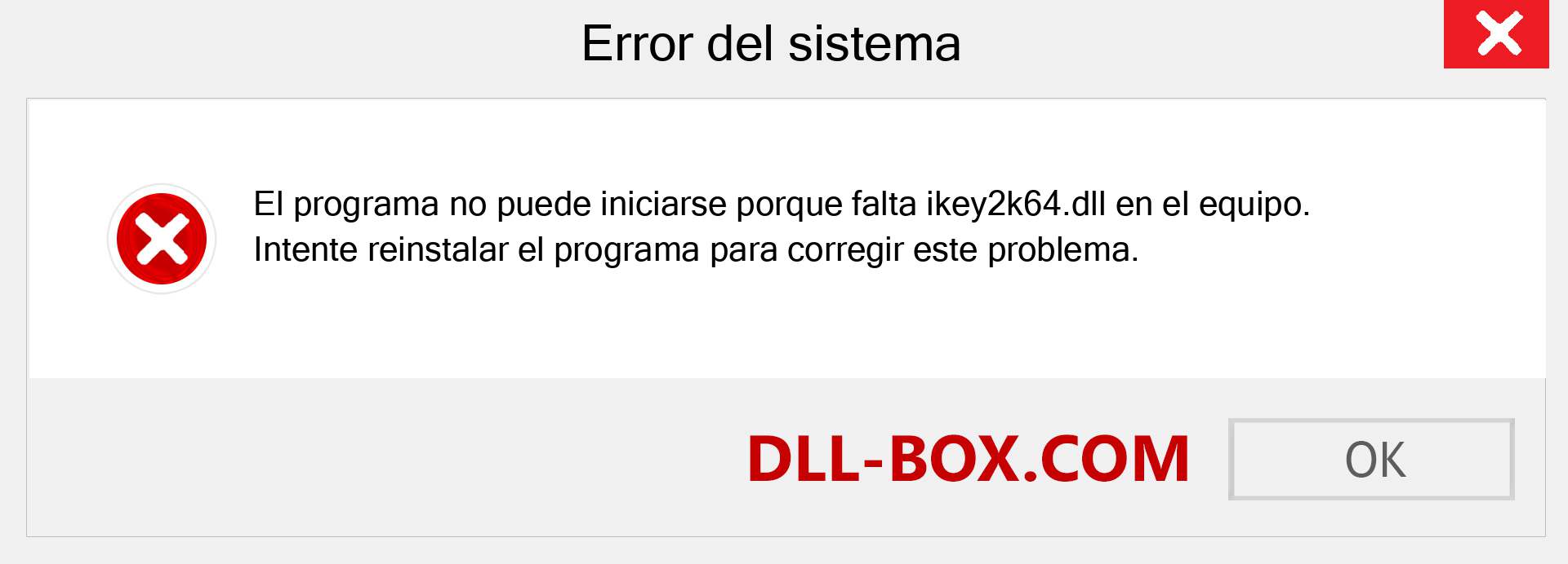 ¿Falta el archivo ikey2k64.dll ?. Descargar para Windows 7, 8, 10 - Corregir ikey2k64 dll Missing Error en Windows, fotos, imágenes